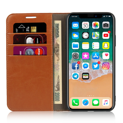 جراب هاتف جلدي لهاتف iPhone 13 Pu ، جراب محفظة جلدي Samsung S8