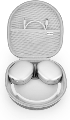 الحالة الذكية لـ Apple AirPods Max تدعم وضع النوم ، منظم صلب محمول يحمل غطاء السفر كيس التخزين