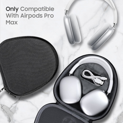 حزمة Airpods Max، حقيبة تخزين حزمة سماعات الرأس الصلبة، حزمة سفر محمولة مضادة للخدش ومضادة للغبار