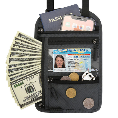 سفر عبر البلاد وثيقة متعددة الوظائف حقيبة RFID طوق جواز سفر حقيبة جواز سفر حامل وثيقة تغيير الأكمام الوقائية