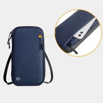 حقيبة بطاقة متعددة الوظائف جديدة للسفر إلى الخارج حقيبة وثائق محمولة RFID مضادة للماء