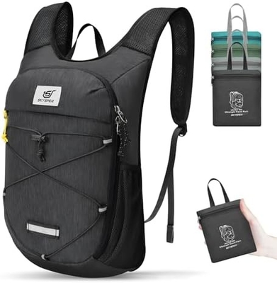 حقيبة ظهر للمشي لمسافات طويلة قابلة للطي SKYSPER - 10L حقيبة سفر خفيفة الوزن للرياضة حقائب سفر تنفسية للرجال النساء