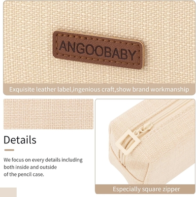 ANGOOBABY حقيبة قلم رصاص صغيرة طالب قلم رصاص كيس عملة كيس تجميل حقيبة مكتب مقالة منظمة للمدرسة المراهقة