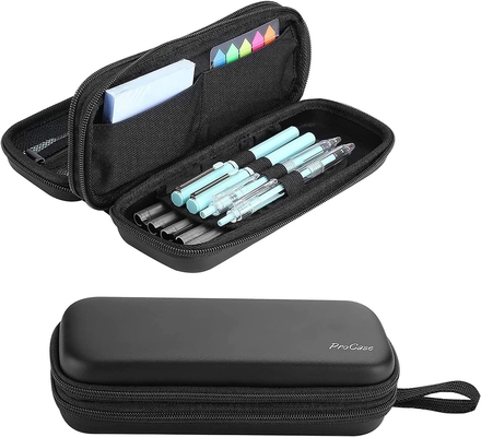 ProCase القلم قلم الرصاص حالة، 2 طبقة EVA زيبر قلم الرصاص مربع كيس سعة كبيرة أدوات المكتب التخزين منظمة للمدرسة