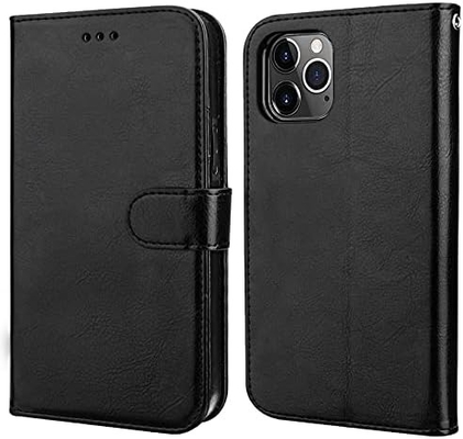 متوافق مع iPhone 12/Pro محفظة محفظة مع حامل البطاقة موقف الجلد PU المقاومة للصدمات حزام المعصم قشرة 6.1 بوصة