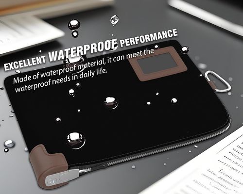 حقيبة نقدية، حقيبة كاتب العدل مع القفل، مفتاحين، حقيبة وثائق مقاومة للماء، حقيبة أموال مع سحب، 11.7 X 8.3 بوصة، حقائب الودائع ومحفظة السفر حماية جواز السفر والنقود والشيكات وبطاقات الائتمان