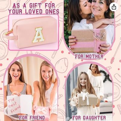 حقيبة مكياج أولية شخصية مع مقبض، حقيبة مستحضرات تجميلية مع جيب سحب داخلي، 8 9 10 11 12 13 14 سنة من العمر فتاة، هدايا التخرج للفتيات المراهقات المعلمات