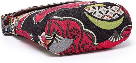 Women's Retro Small Size Canvas Shoulder Bag Hippie Boho Crossbody Handbag