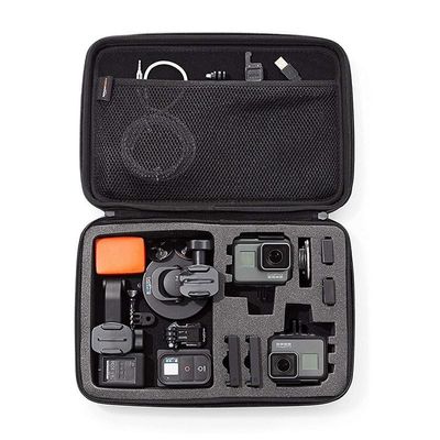 كبير Gopro Carrying EVA Tool Case مخمل بطانة شعار الشاشة الحريرية