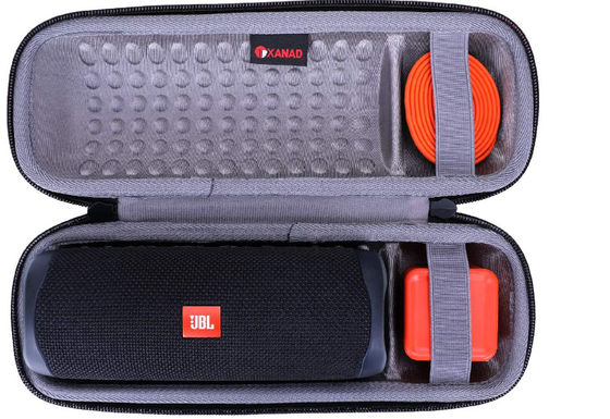 قشرة صلبة محمولة EVA Jbl Flip 4 جراب ناعم من الداخل