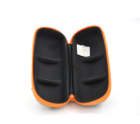 حقيبة تخزين صلبة محمولة من مادة EVA، حقيبة حمل مقاومة للماء بمقبض شبكي وجيب شبكي مصممة للأدوات والأجهزة