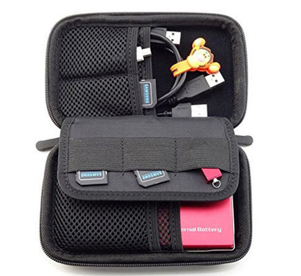 حزمة تخزين EVA المحمولة القوية المقاومة للماء المقاومة للصدمات حزمة الحقيبة الحماية المصممة للاذن الالكترونية الأجهزة