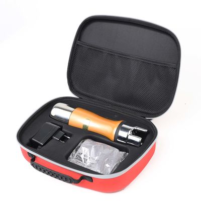 علبة صلبة من أسيتات فينيل الإيثيلين (EVA) سوداء، علبة خفيفة الوزن ومقاومة للماء، مناسبة للتخزين الآمن للأجهزة الإلكترونية الهشة.