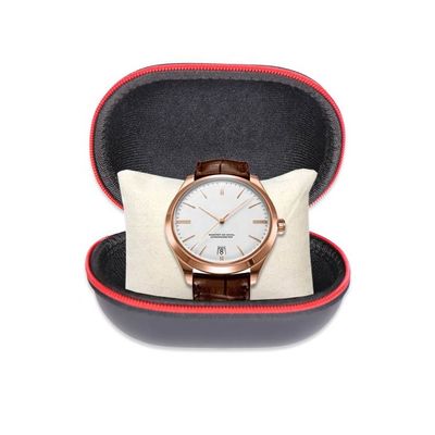 بانتون Color Leather EVA Zipper مشاهدة حالة Fabric ديبوسينج شعار