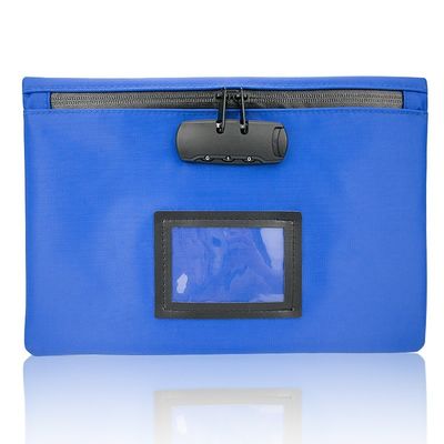 أكياس بنكية بسحاب قابلة لإعادة الاستخدام بألوان ومقاسات مخصصة تتميز بجيب فينيل شفاف وآلية قفل