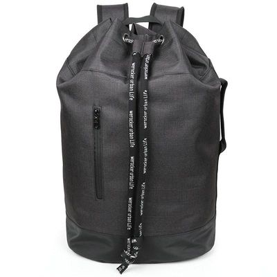 OEM ODM 210D نايلون محمولة محمولة مضادة للماء الرائعة حقيبة ظهر للجامعة مضادة للماء سحب الحبل إغلاق حقائب الظهر مع الحبل القطني العلوي مغلق